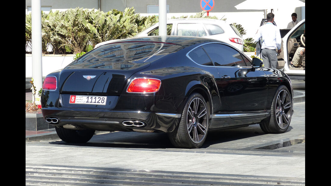 Bentley Continental - F1 Abu Dhabi 2014 - Carspotting