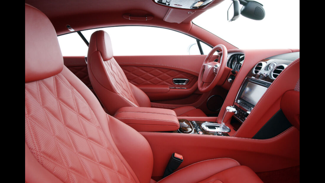 Bentley Continental GT, Cockpit, Innenraum, Vordersitze, Detail