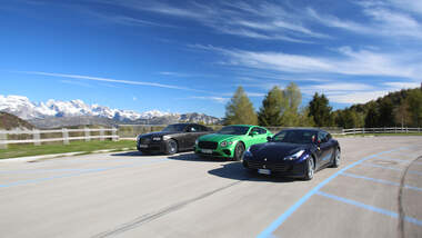 Bentley Continental GT Coupé W12, Ferrari GTC4 Lusso, Rolls-Royce Wraith Back Badge, Exterieur