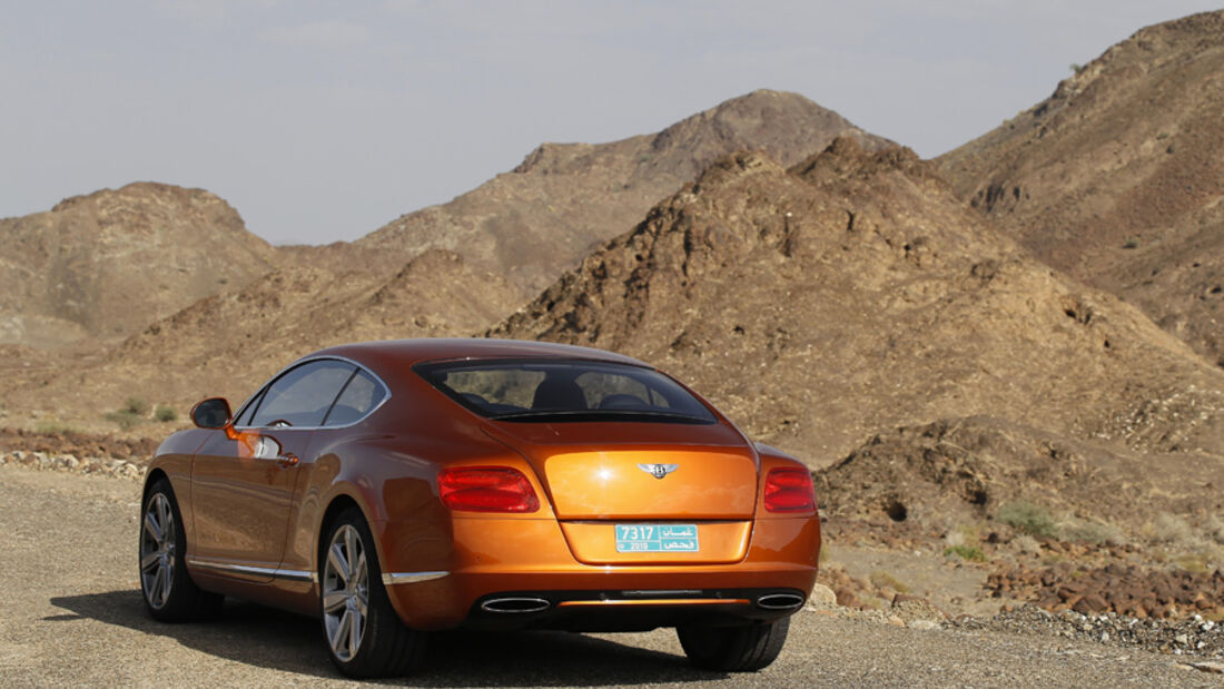 Bentley Continental GT, Heck