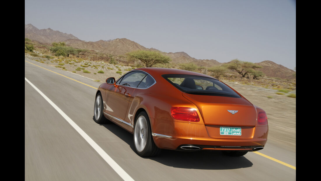 Bentley Continental GT, Heck