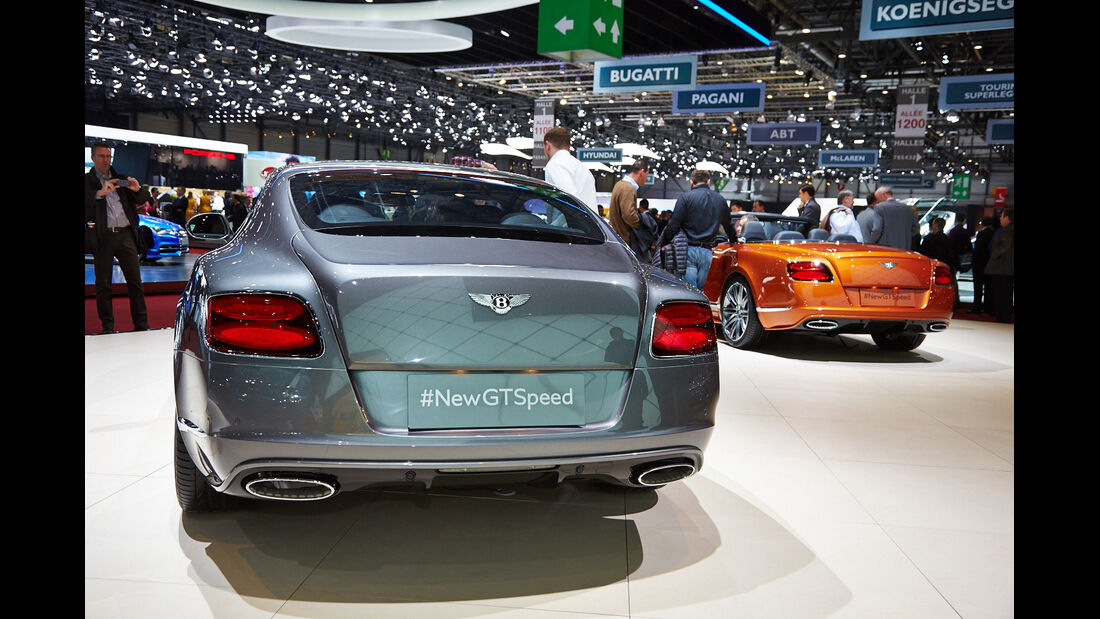 Bentley Continental GT Speed Coupé, Genfer Autosalon, Messe, 2014