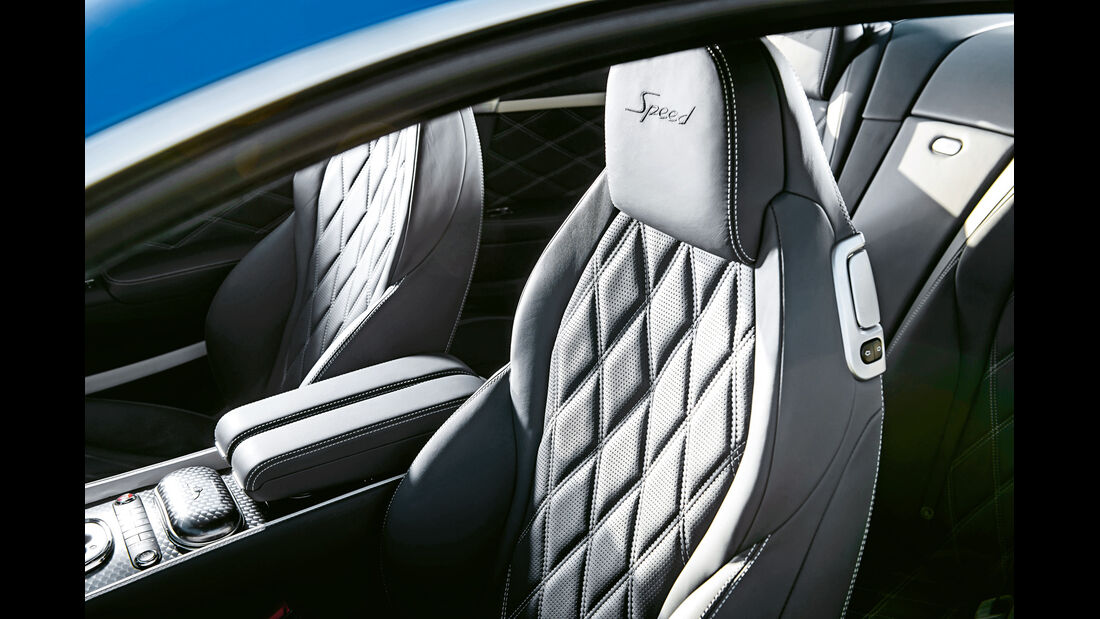 Bentley Continental GT Speed, Sitz, Polster