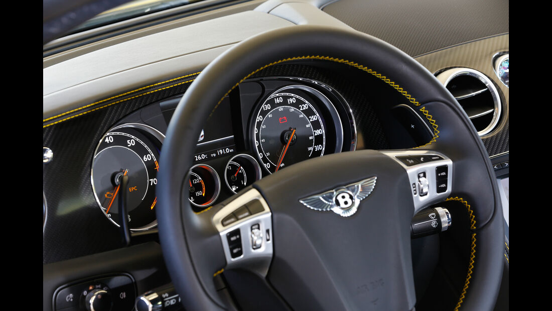 Bentley Continental GT V8 S, Rundinstrumente