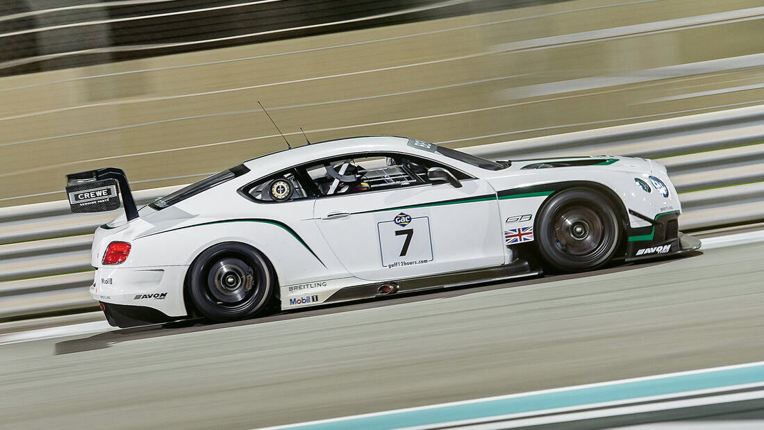 Bentley Continental  GT3, Seitenansicht