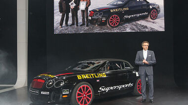 Bentley Continental Supersports Convertible Rekordauto, Wolfgang Dürrheimer, Genf