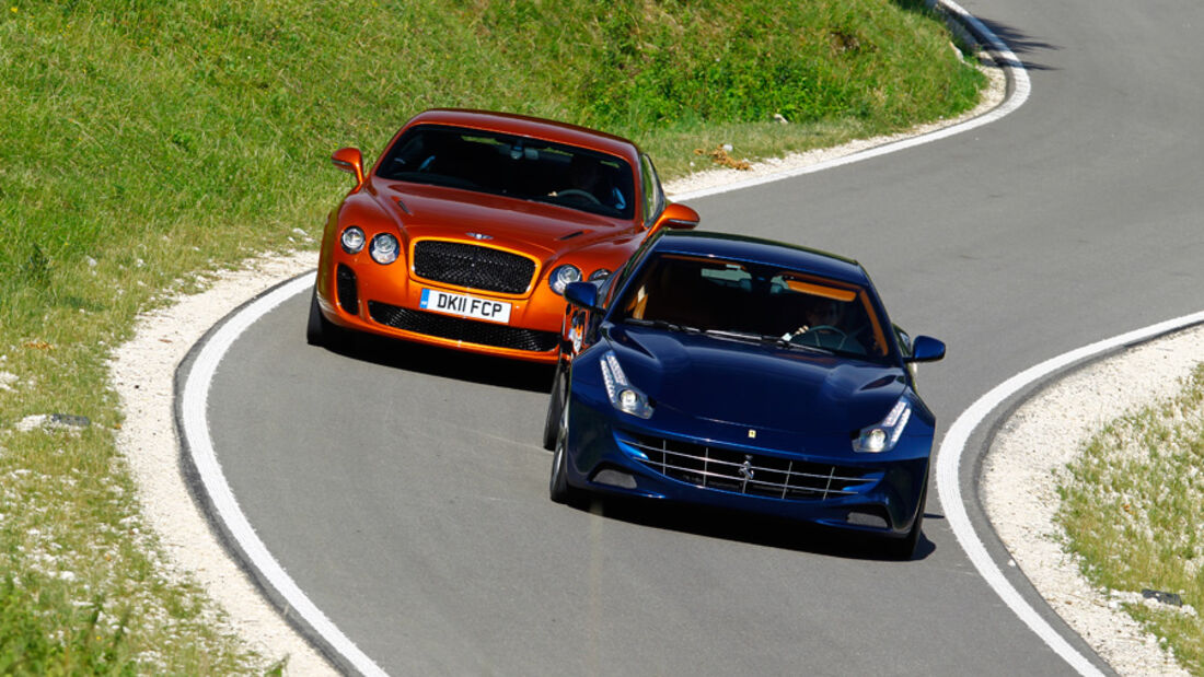 Bentley Continental Supersports, Ferrari FF, Front, Frontansicht