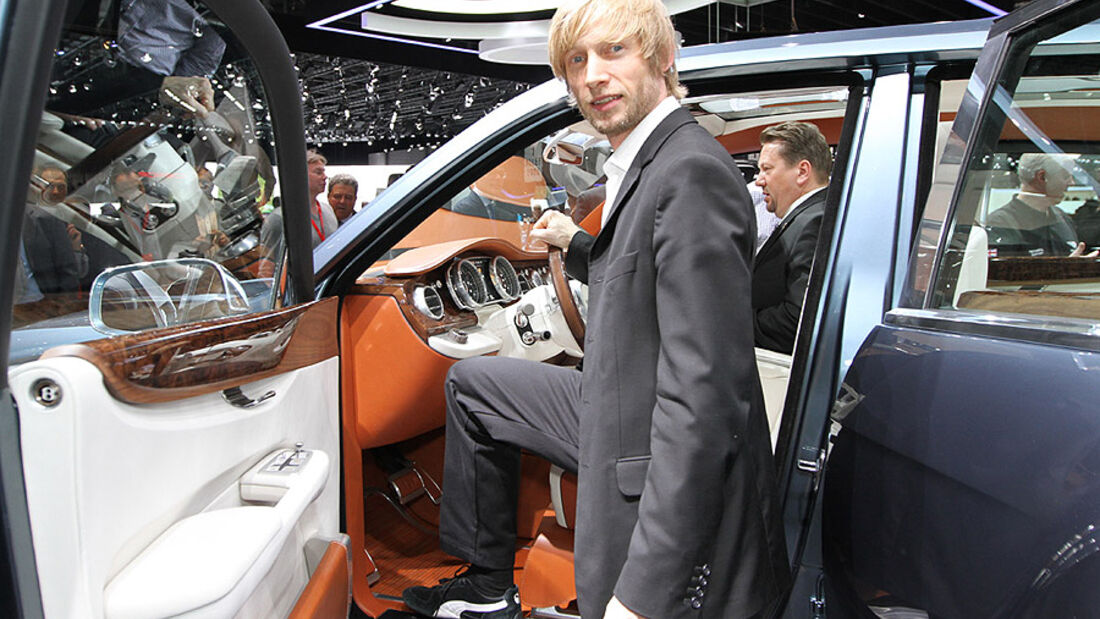 Bentley EXP 9 F Sitzprobe Marcus Peters Genf 2012