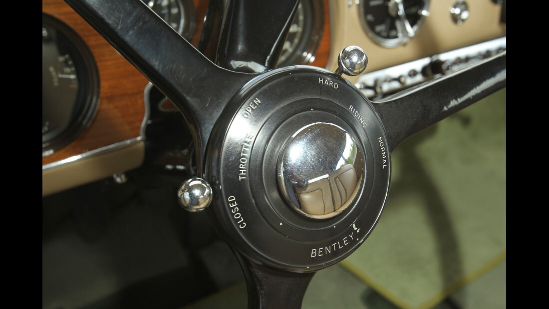 Bentley MK VI Cresta, Lenkrad, Detail