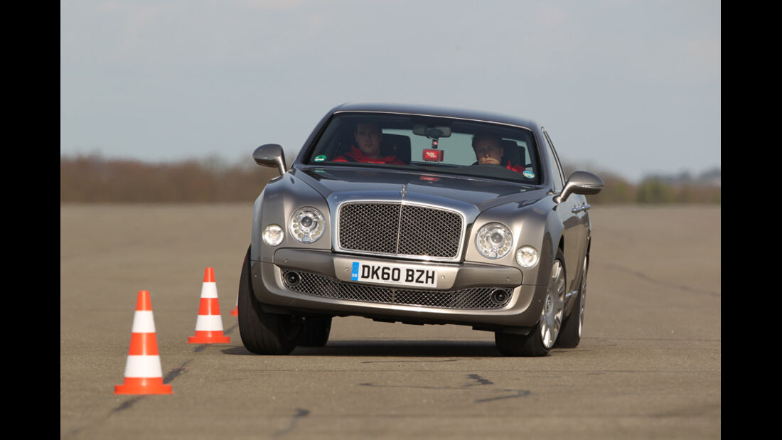 Bentley Mulsanne, Fahrt, Frontansicht, Teststrecke