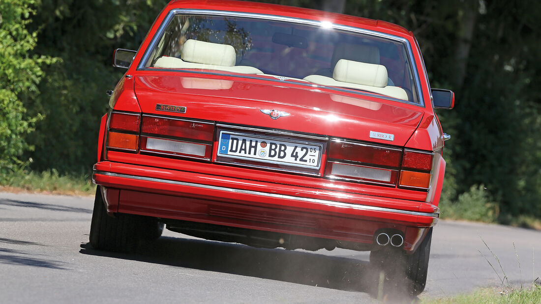 Bentley Turbo R, Heckansicht