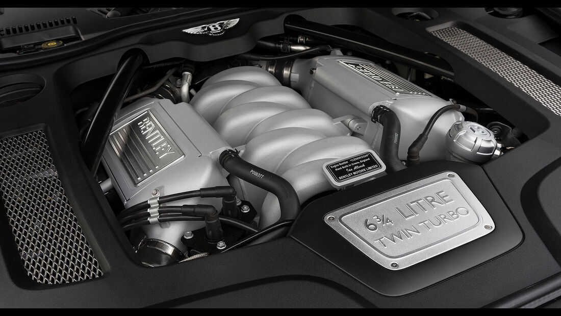 Bentley V8-Motor Bauende