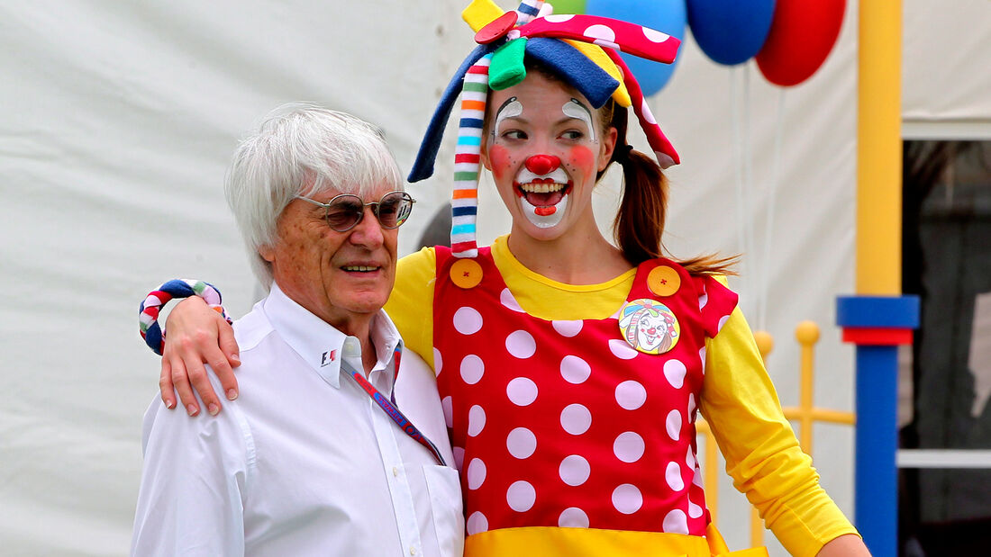 Bernie Ecclestone & Clown GP Bahrain 2012