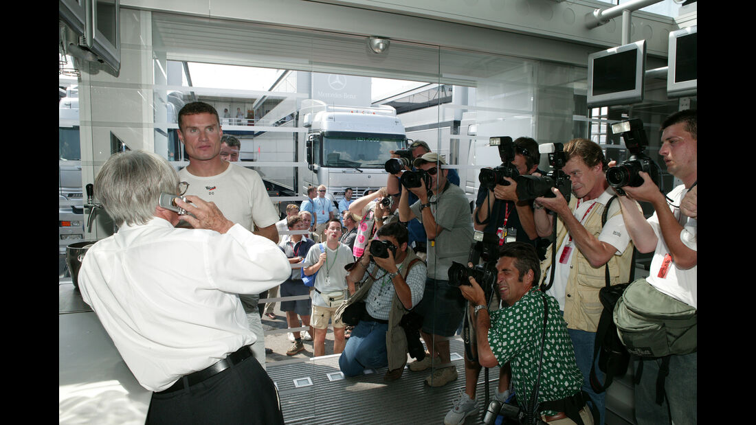 Bernie Ecclestone - David Coulthard - GP Ungarn 2003