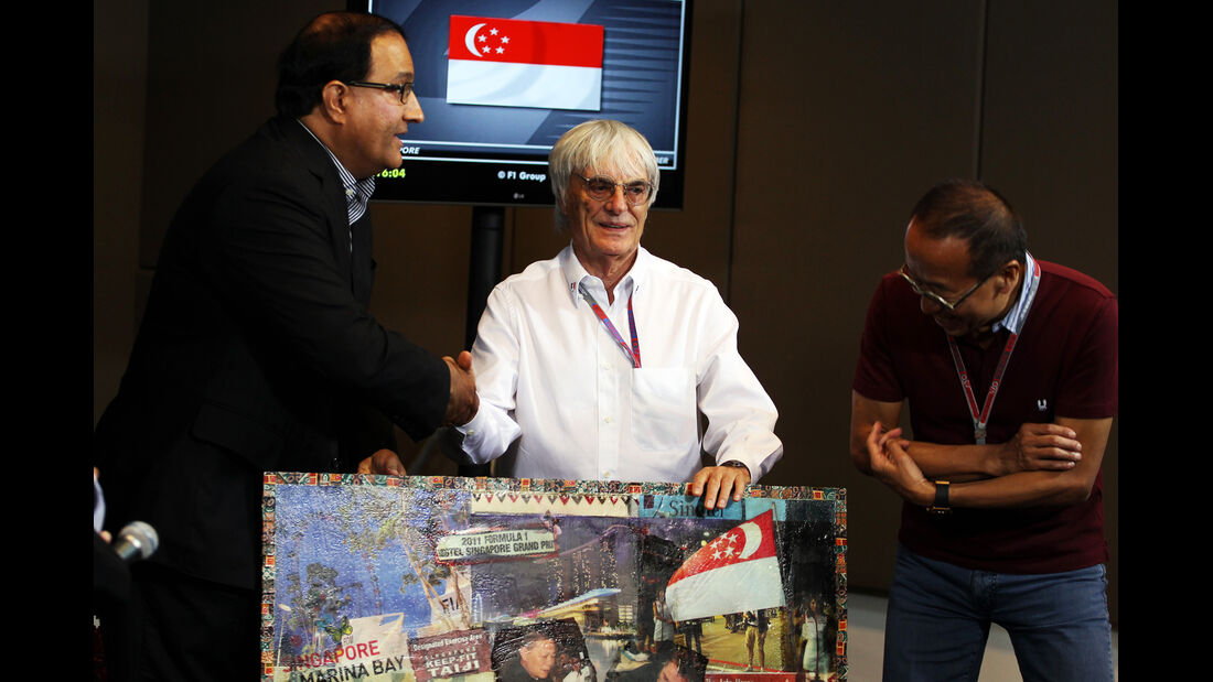 Bernie Ecclestone - Formel 1 - GP Singapur - 22. September 2012