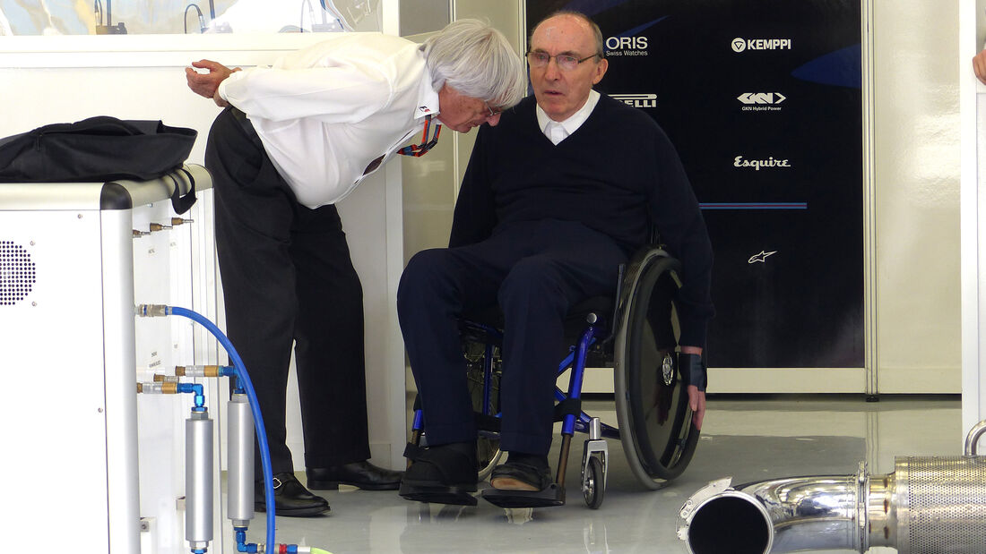 Bernie Ecclestone & Frank Williams - Formel 1 - GP Bahrain - 18. April 2015