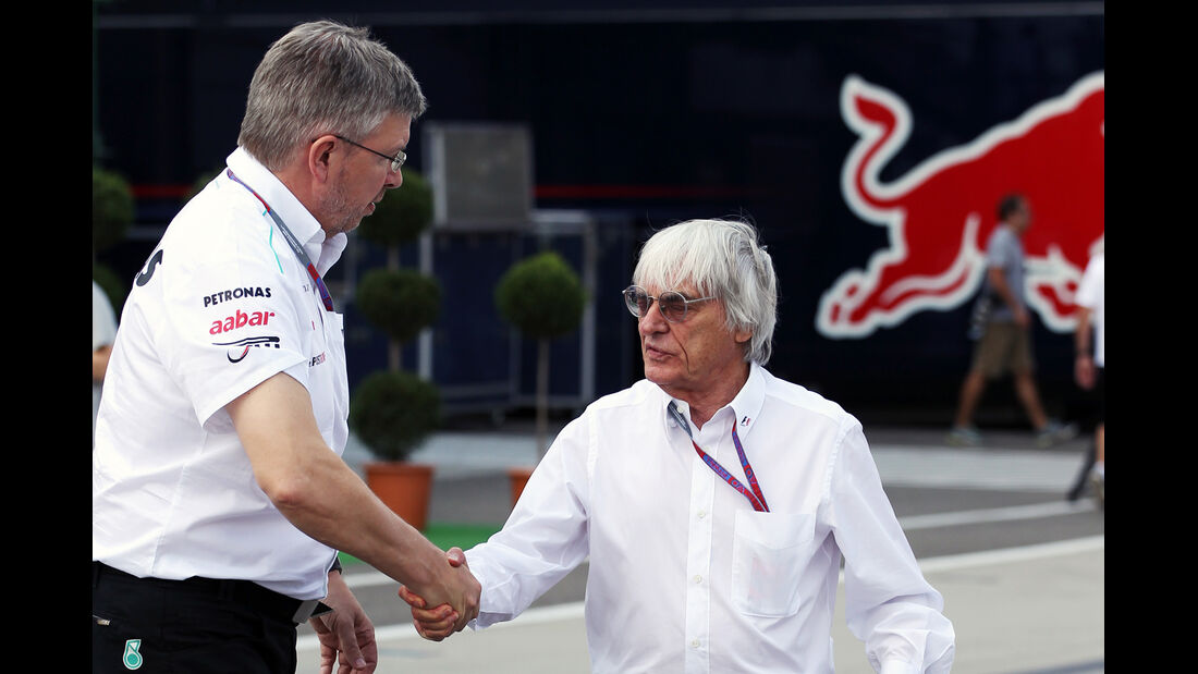 Bernie Ecclestone & Ross Brawn - Formel 1 - GP Ungarn - Budapest - 27. Juli 2012