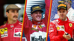 Berühmte Formel-1-Fahrerwechsel - Scuderia Ferrari - Nigel Mansell - Michael Schumacher - Sebastian Vettel
