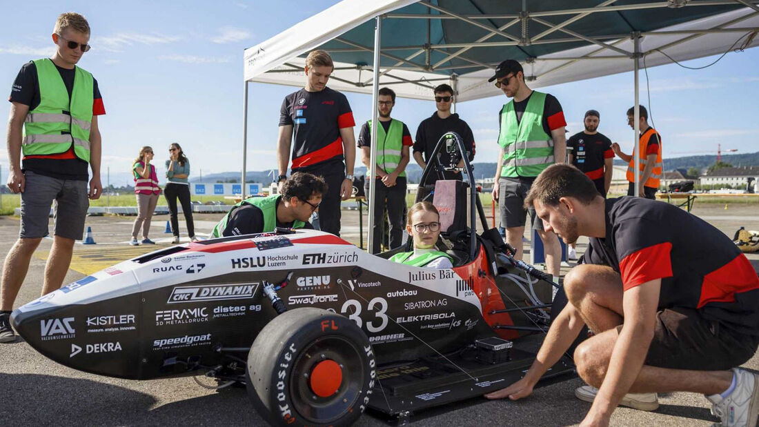 Beschleunigungs-Weltrekord mit E-Auto von Schweizer Studenten