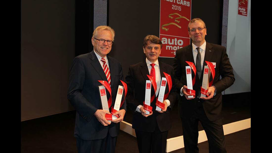 "Best Cars 2015" Die Gala der Sieger AUTO MOTOR UND SPORT