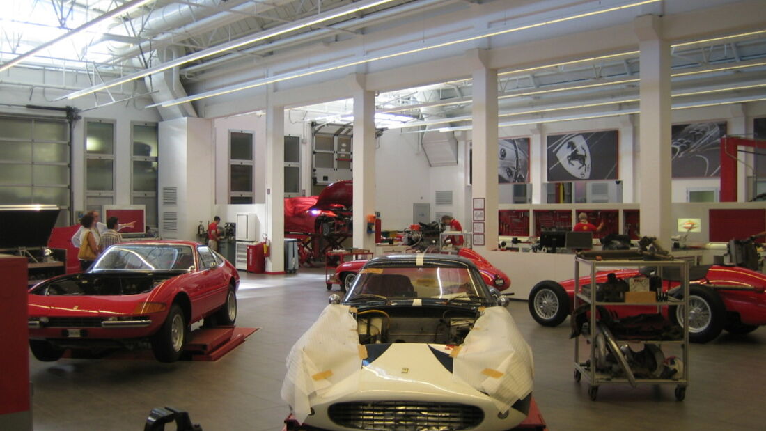 Besuch bei Ferrari Classiche, 08/2013, mkl