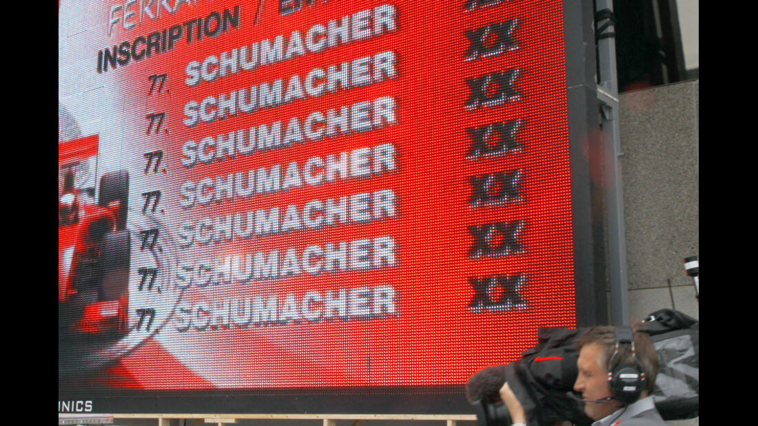 Bildschirm Schumacher