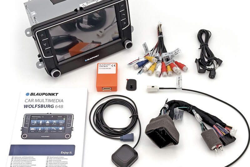 Blaupunkt Wolfsburg 648 2-DIN-Autoradio mit Touchscreen, Apple Carplay und Android Auto