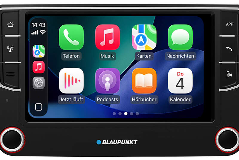 Blaupunkt Wolfsburg 648 2-DIN-Autoradio mit Touchscreen, Apple Carplay und Android Auto