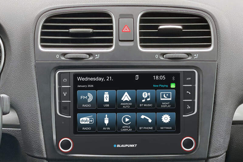Blaupunkt Wolfsburg 648 2-DIN-Autoradio mit Touchscreen, Apple Carplay und Android Auto