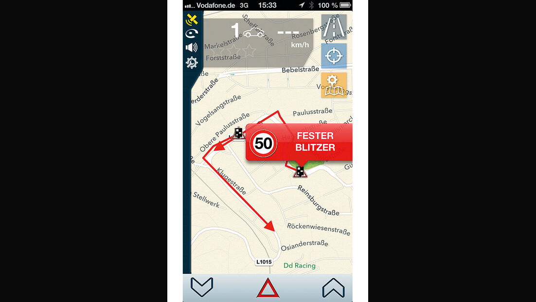 Blitzer-App Bamberg, App
