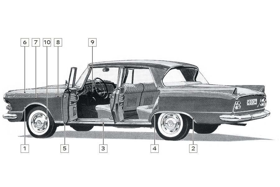 Borgward 2,3 Liter, Schwachstellen