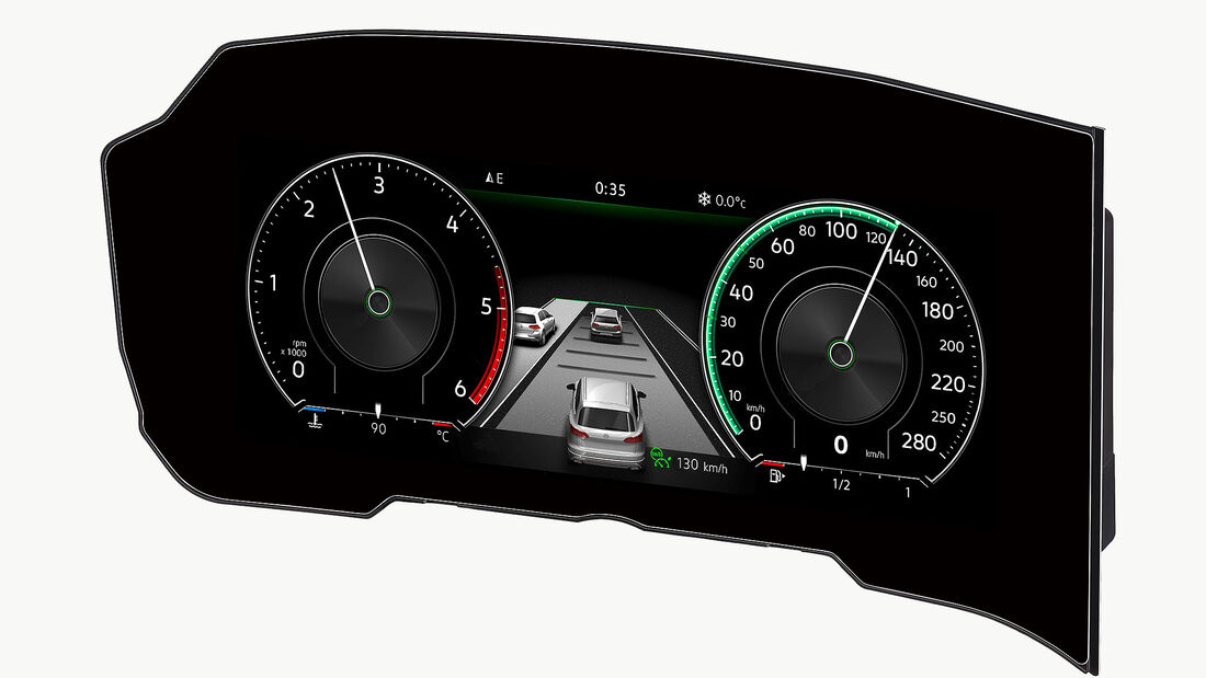 Bosch Curved Display gebogenes Kombiinstrument