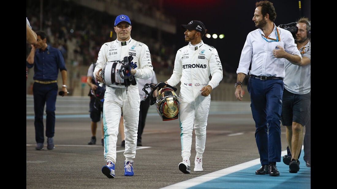 Bottas & Hamilton - Mercedes - GP Abu Dhabi - 25. November 2017
