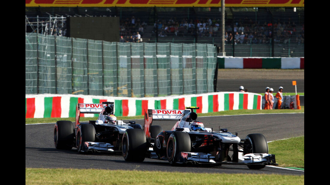 Bottas & Maldonado - Williams - Formel 1 - GP Japan - 12. Oktober 2013