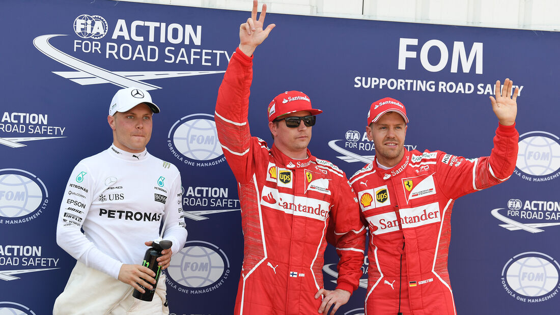 Bottas, Räikkönen & Vettel - Formel 1 - GP Monaco - 27. Mai 2017