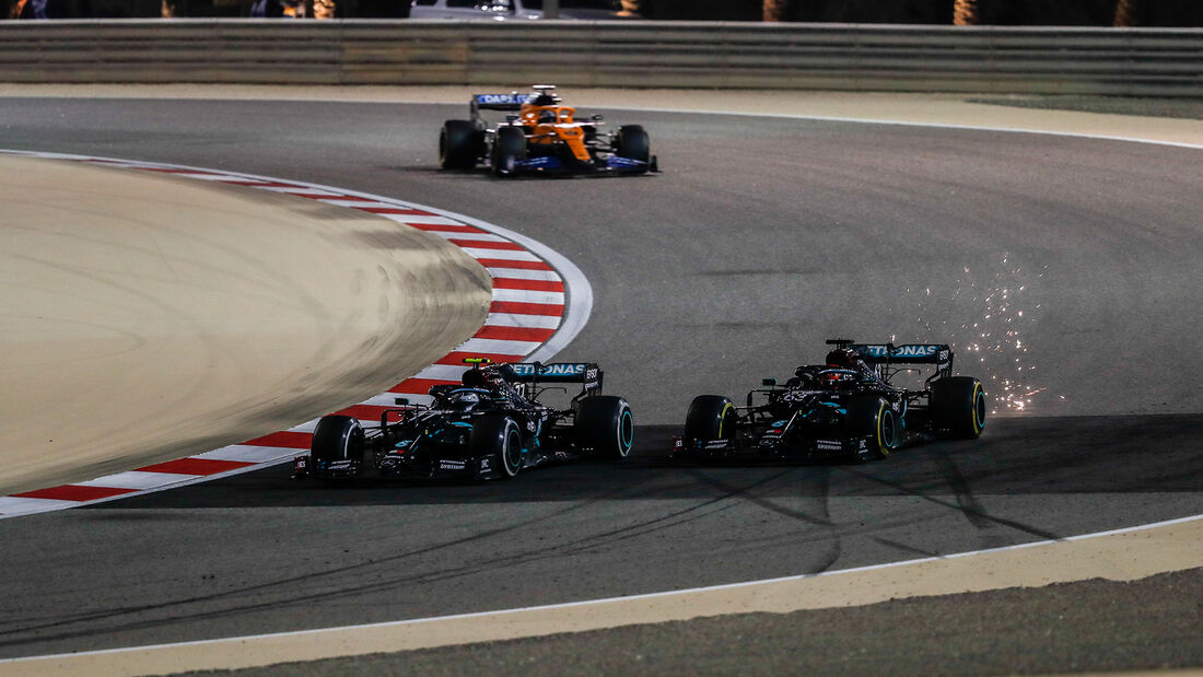 Bottas - Russell - GP Sakhir 2020 - Bahrain - Rennen 