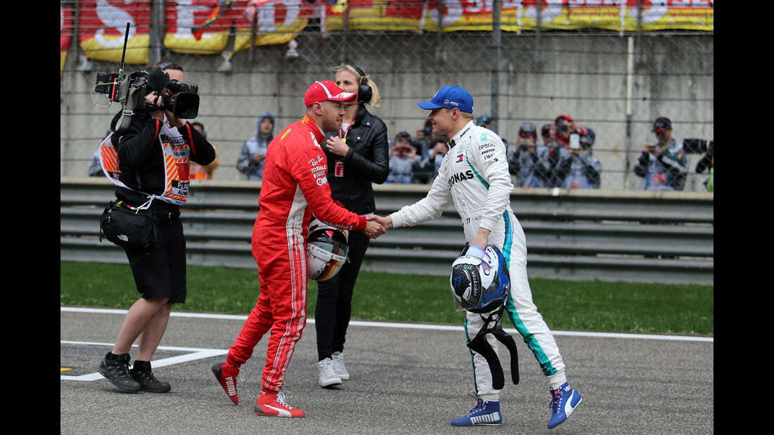 Bottas & Vettel - Formel 1 - GP China - Shanghai - 14. April 2018