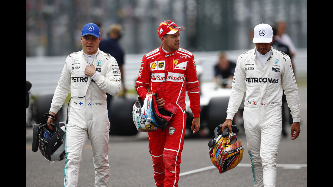 Bottas, Vettel & Hamilton - Formel 1 - GP Japan - Suzuka - 7. Oktober 2017