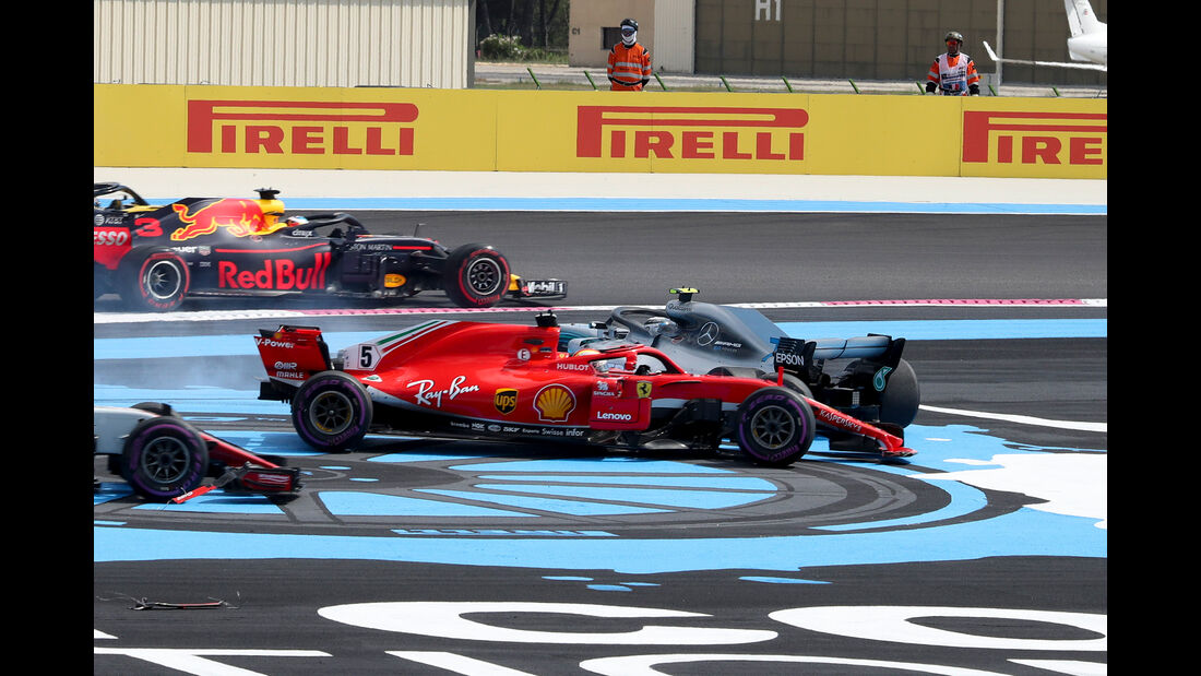 Bottas vs. Vettel - GP Frankreich 2018