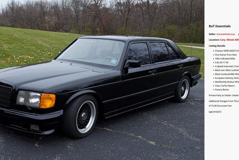 Brabus 1000 SEL auf Basis Mercedes 500 SEL