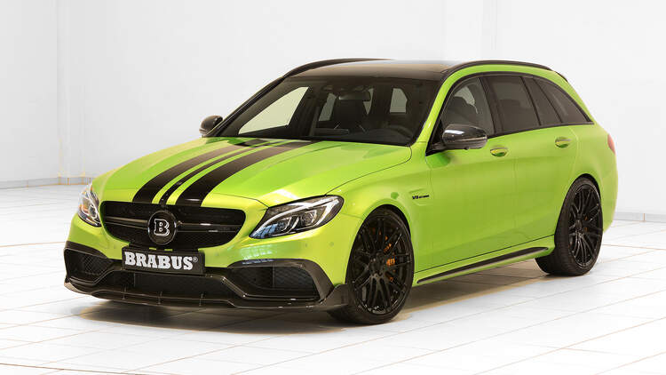 Brabus C 63 S 650 Green Hell Hollisch Grunes T Modell Auto Motor Und Sport