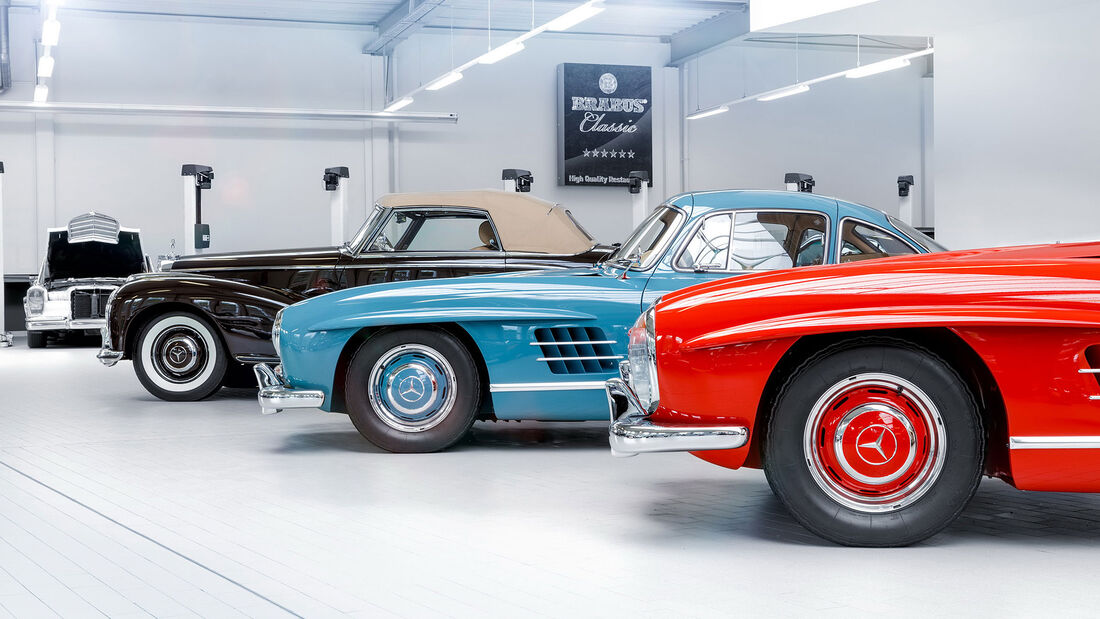 Brabus Classic Restaurierungen Showroom Werkstatt