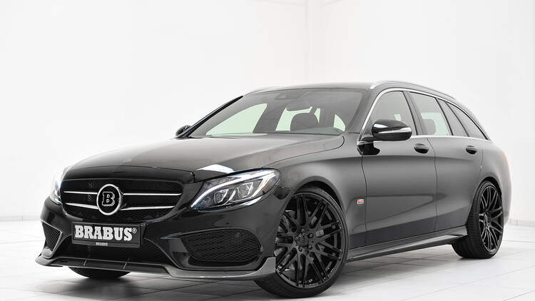 Brabus Tunt Die Mercedes C Klasse Bodybuilding Fur Das T Modell Auto Motor Und Sport