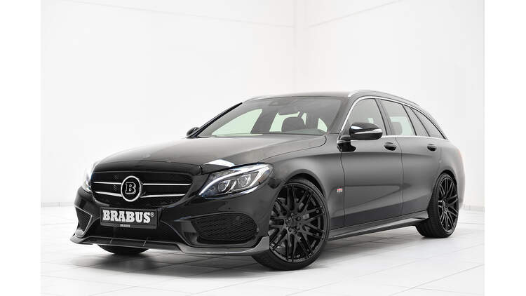 Brabus Tunt Die Mercedes C Klasse Bodybuilding Fur Das T Modell Auto Motor Und Sport