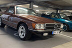 Bremen Classic 2023 Parkhaus Mercedes-Benz 450 SL R 107 404 Milanbraun