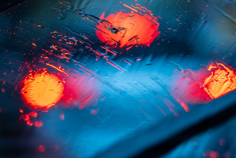 Bremslicht Regen
