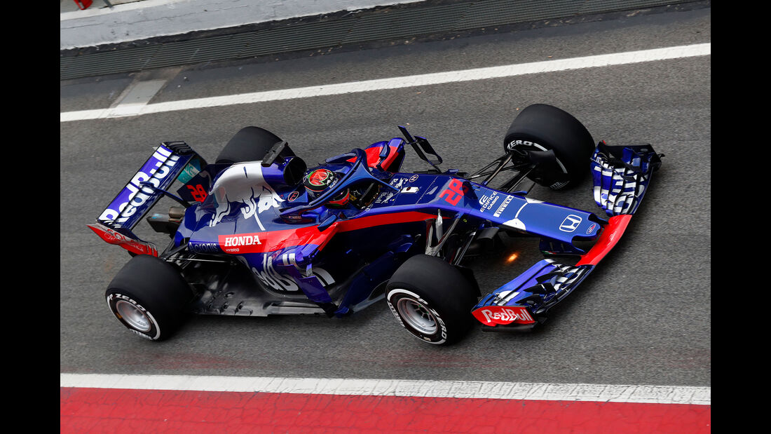 Brendon Hartley - Toro Rosso - Barcelona F1-Test 2018 - Tag 1