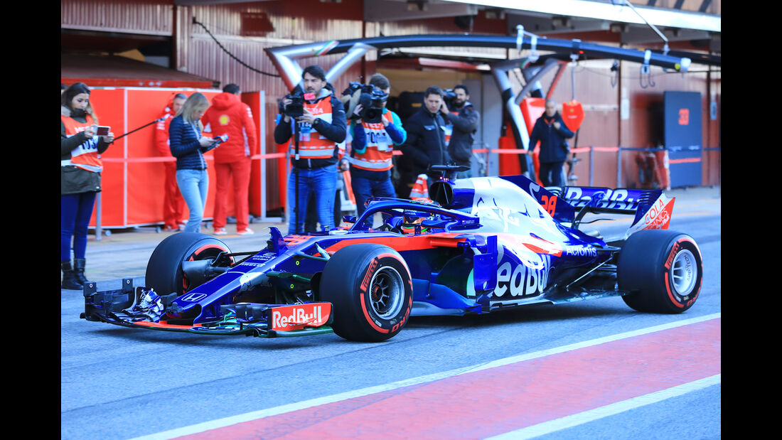 Brendon Hartley - Toro Rosso - F1-Test - Barcelona - Tag 5 - 6. März 2018