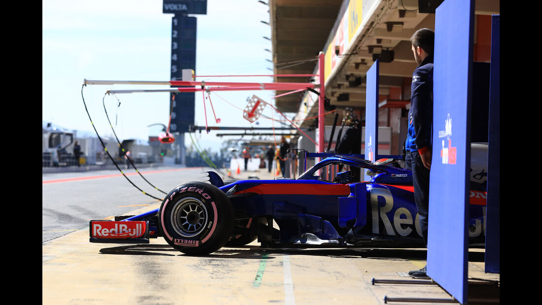 Brendon Hartley - Toro Rosso - F1-Test - Barcelona - Tag 8 - 9. März 2018