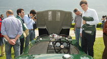 Brilliantes Finish in und am Jaguar C-Type (1952) bei der Villa Erba Villa d’Este 2010.